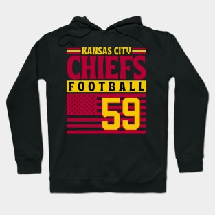 Kansas City Chiefs 1959 American Flag Football Hoodie